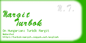 margit turbok business card
